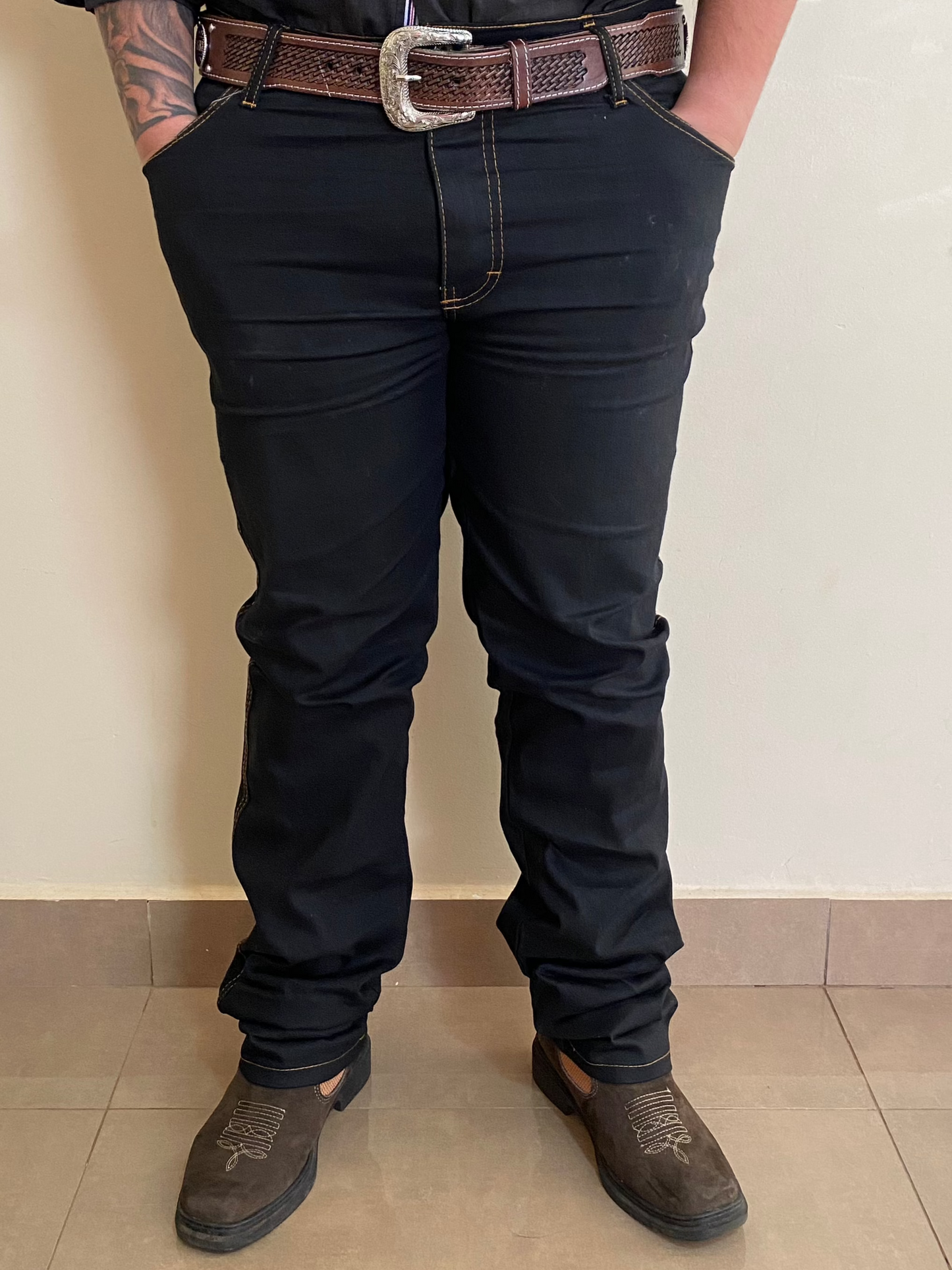 Calça Jeans Básica Preta